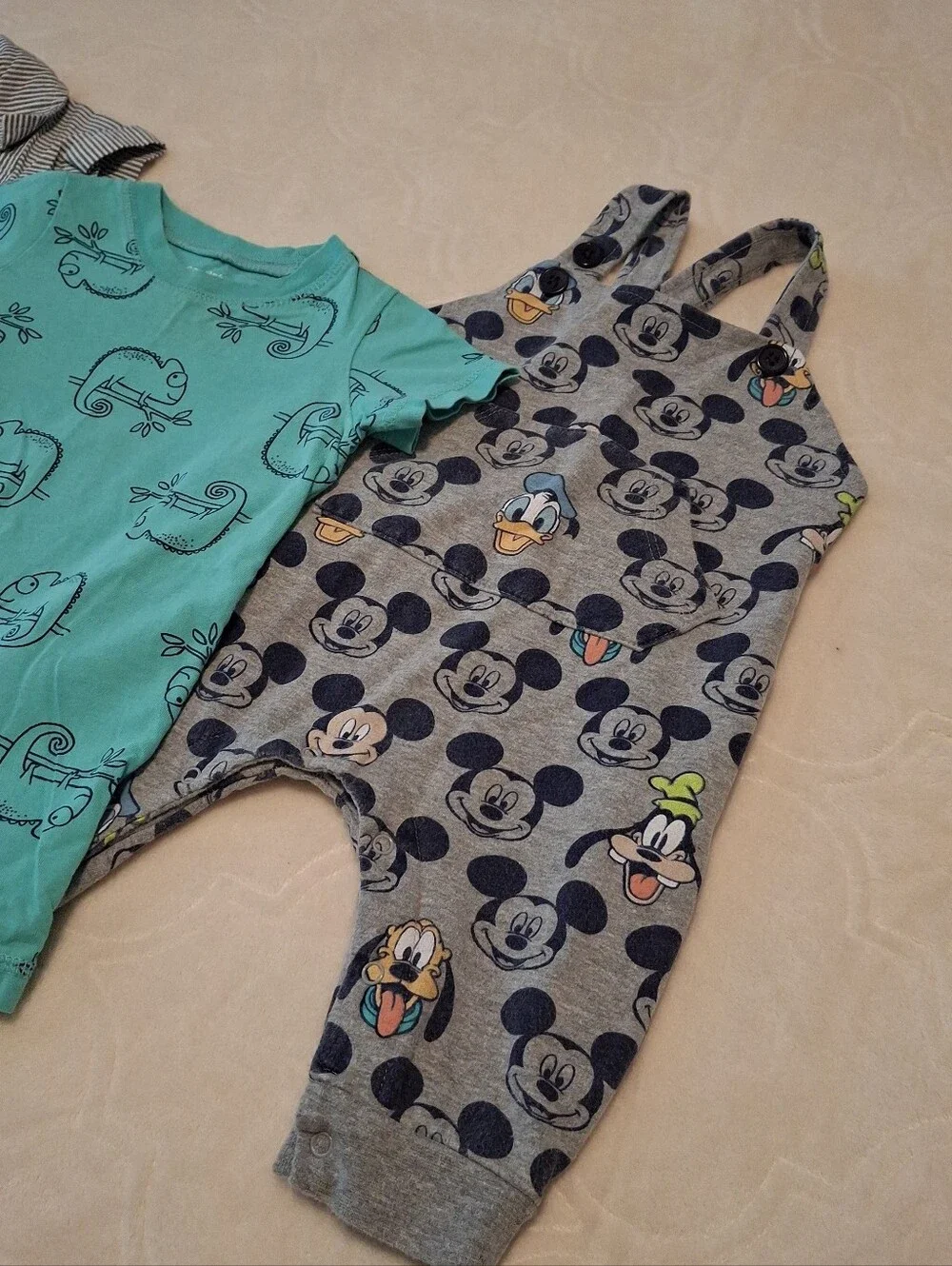 Carter's Navy and White Striped Baby Shirt